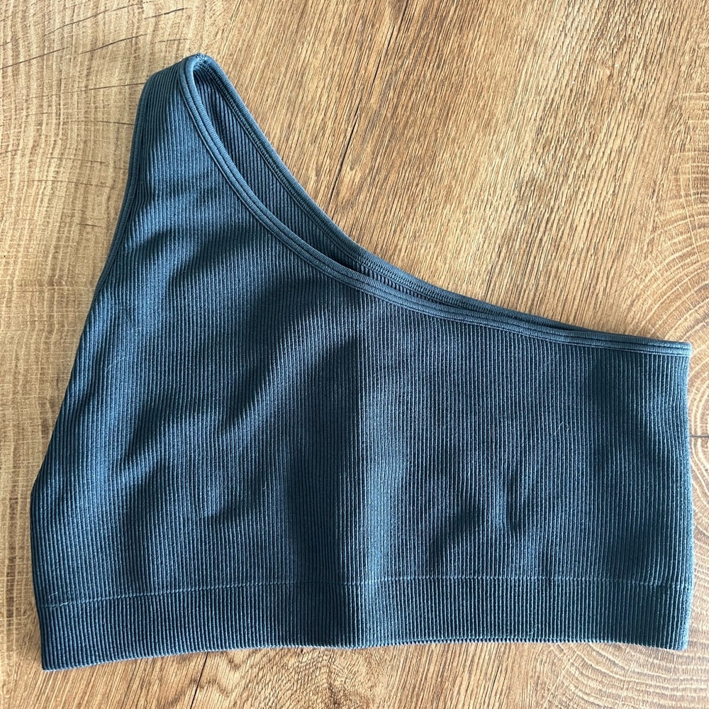 SET Active Ribbed Top in Navy - Picture 4 of 4